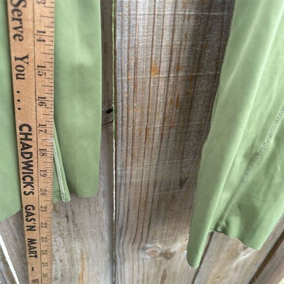Lululemon Women's High-Rise Leggings Green Size 14 with Pockets - Picture 6 of 8